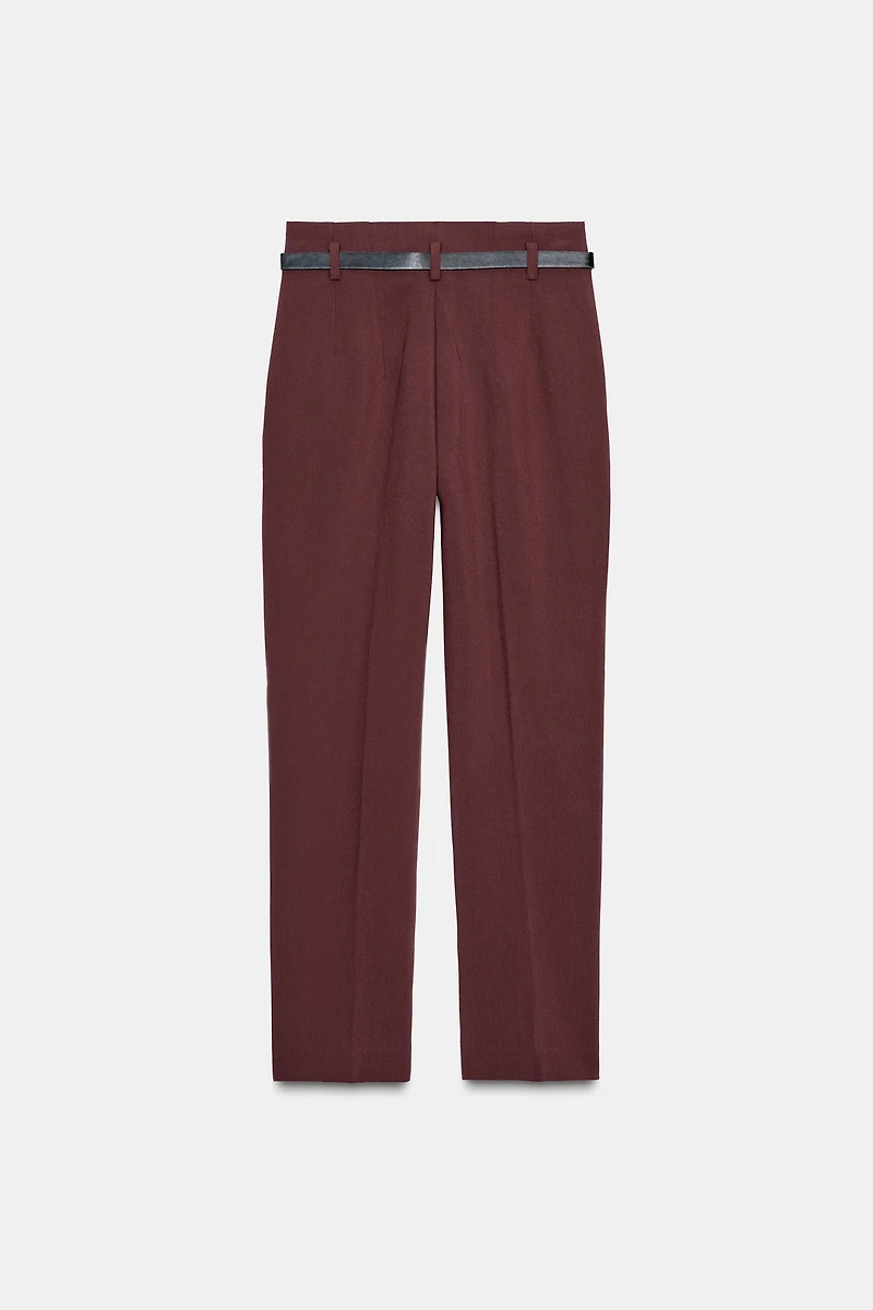 PANTALON TAILLE HAUTE CEINTURE