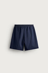 CONTRAST WAIST JOGGER SHORTS