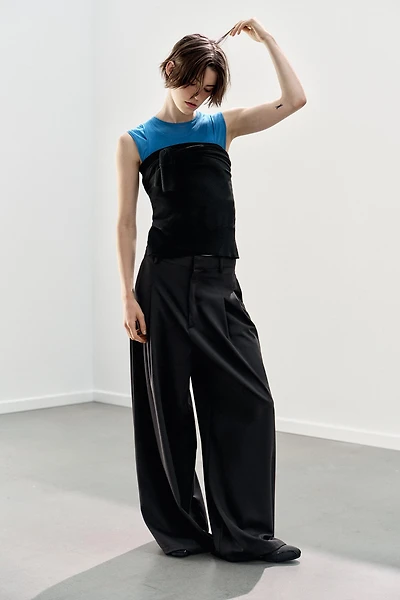 PLEATED PANTS