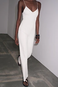 INTERLOCK LONG JUMPSUIT