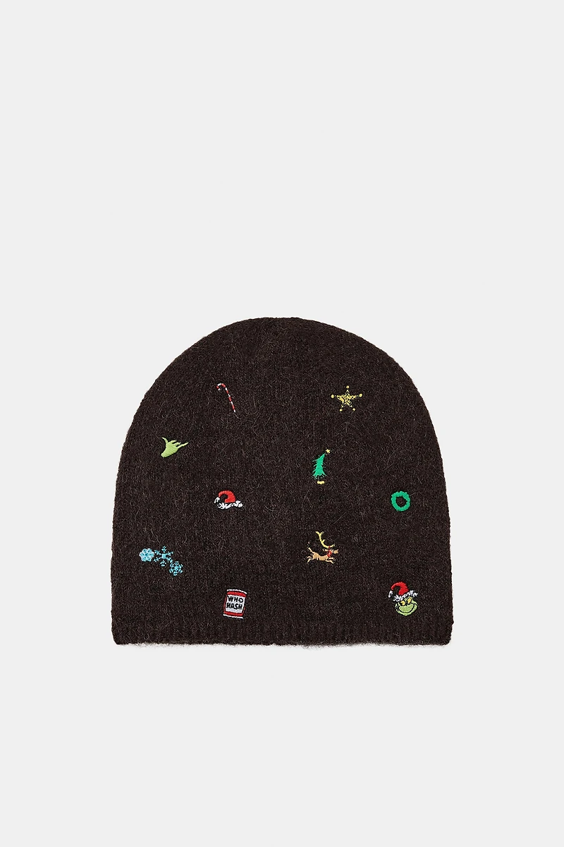 EMBROIDERED GRINCH™ BEANIE