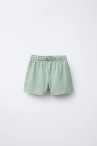 SOLID POLO AND BERMUDA JOGGING SET