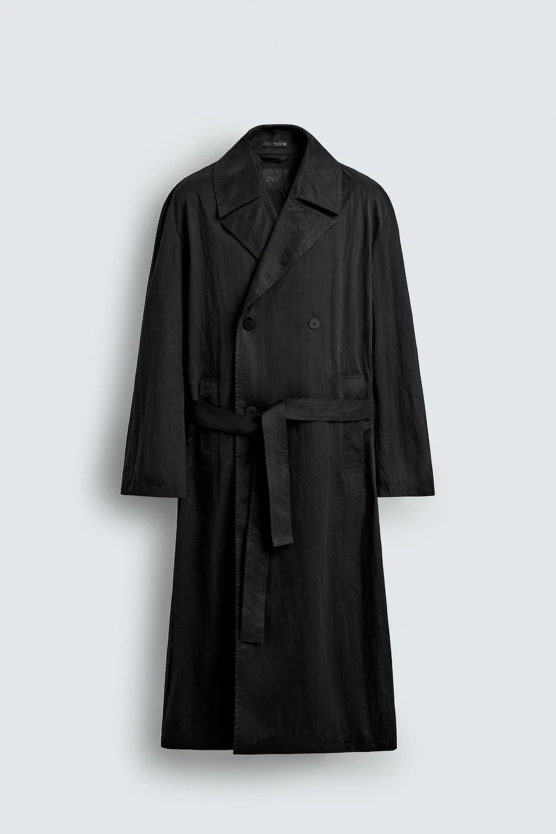 OVERSIZED FIT TRENCH COAT
