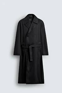 OVERSIZED FIT TRENCH COAT