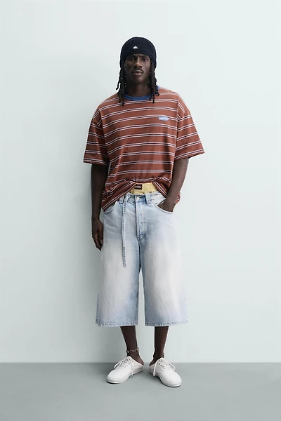 PUKAS SURF X ZARA STRIPED JACQUARD T-SHIRT