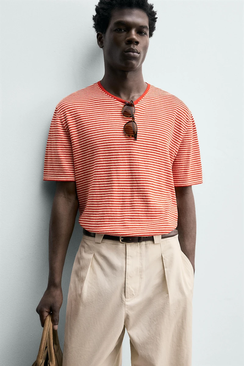 COTTON - LYOCELL STRAIGHT FIT PANTS