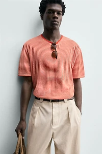 COTTON - LYOCELL STRAIGHT FIT PANTS