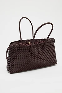 ELONGATED WOVEN SHOPPER