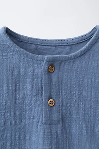 CHEMISE BIMATIÈRE TEXTURÉE
