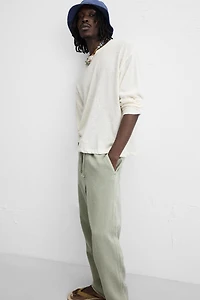 COTTON - LINEN PANTS