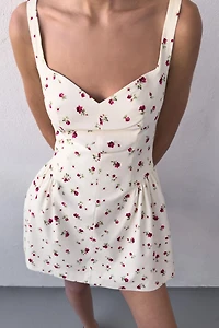 ROBE VOLUME À IMPRIMÉ FLEURI