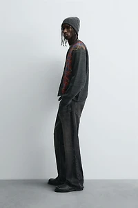 DIAMOND JACQUARD CARDIGAN