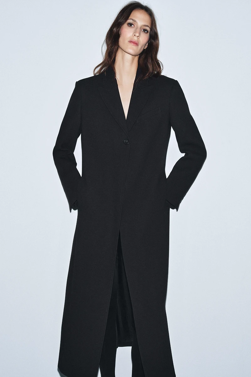 ZW COLLECTION TAILORED BUTTON COAT