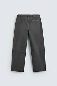 PANTALON CHINO COUPE DÉCONTRACTÉE DÉLAVÉ