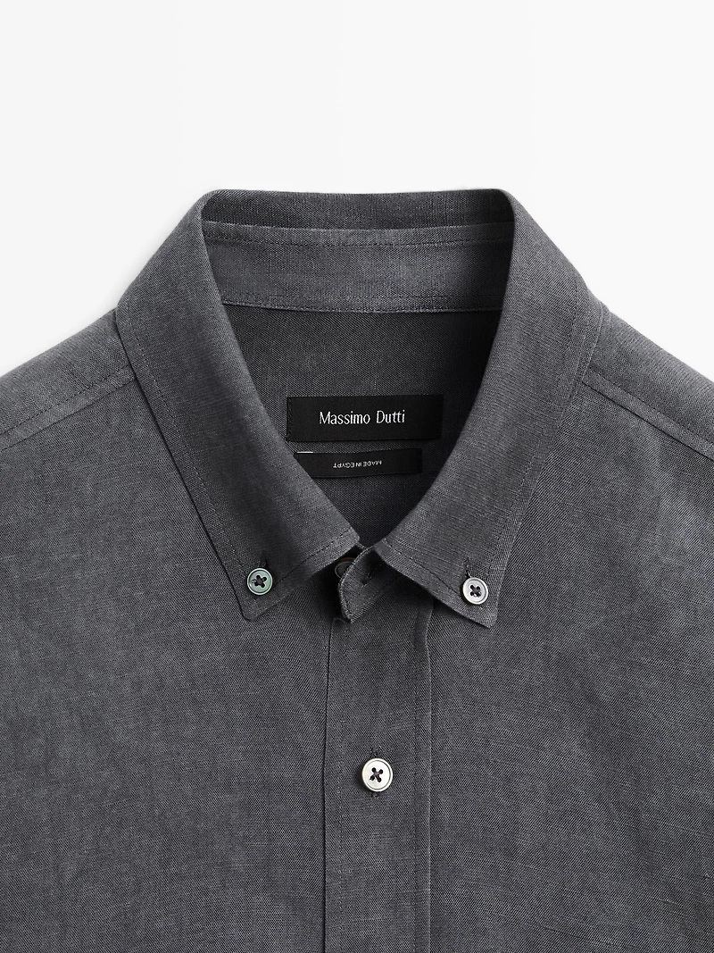 Regular fit flowing shirt