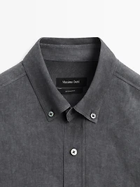 Regular fit flowing shirt