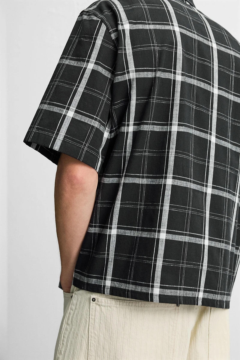 CHEMISE RELAXED FIT À CARREAUX