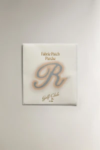 COTTON LETTER R PATCH