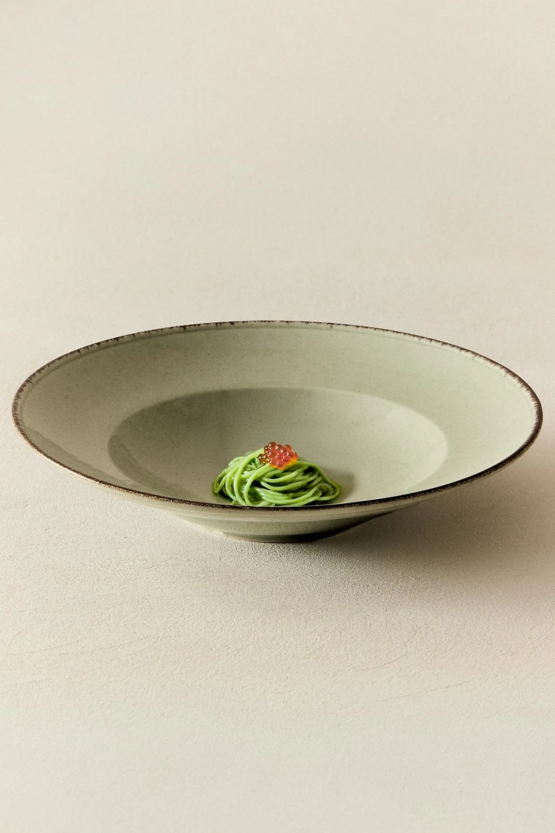 ASSIETTE À PÂTES PORCELAINE BORD ANTIQUE