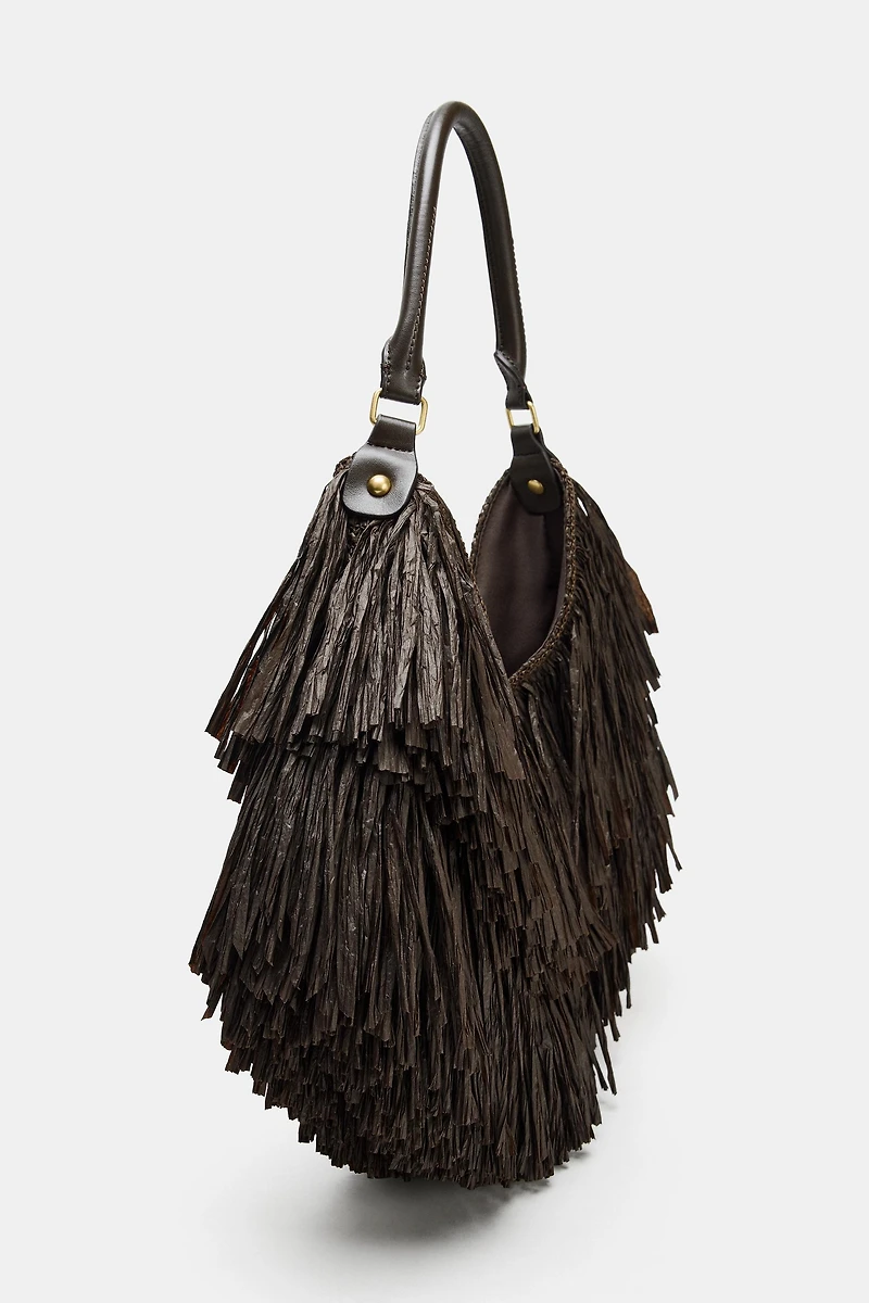 FRINGE TOTE BAG