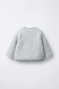 BLOUSON EFFET MOUTON POLAIRE