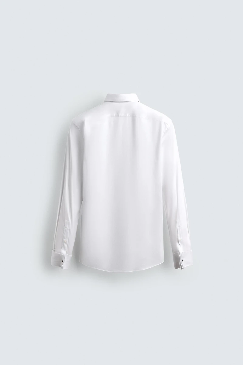 CHEMISE SLIM FIT BOUTONS DE MANCHETTE