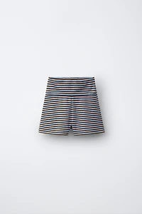 PUKAS SURF STRIPED BIKE SHORTS