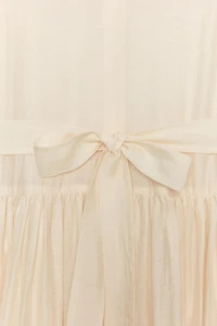 FLOWY LACE MIDI DRESS