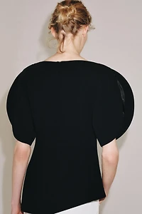 BALLOON SLEEVE TOP ZW COLLECTION