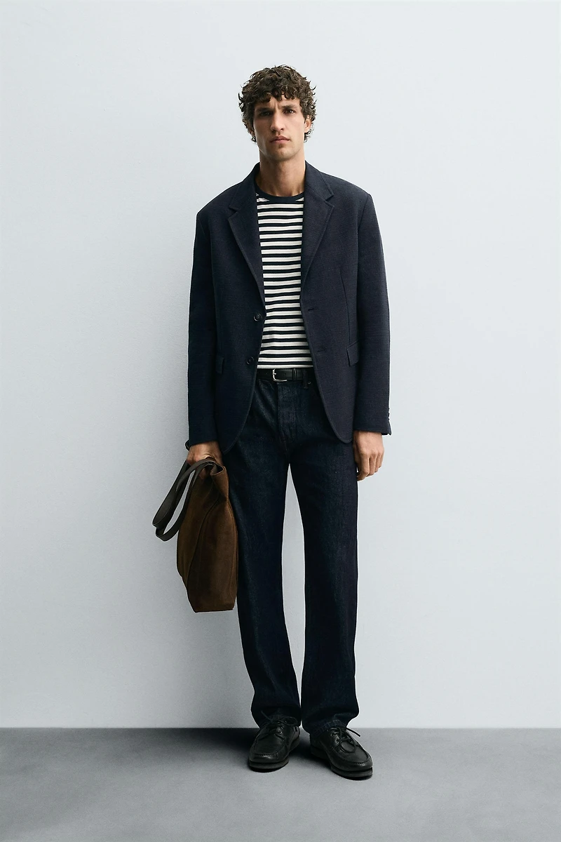 BLAZER REGULAR FIT STRUCTURÉ