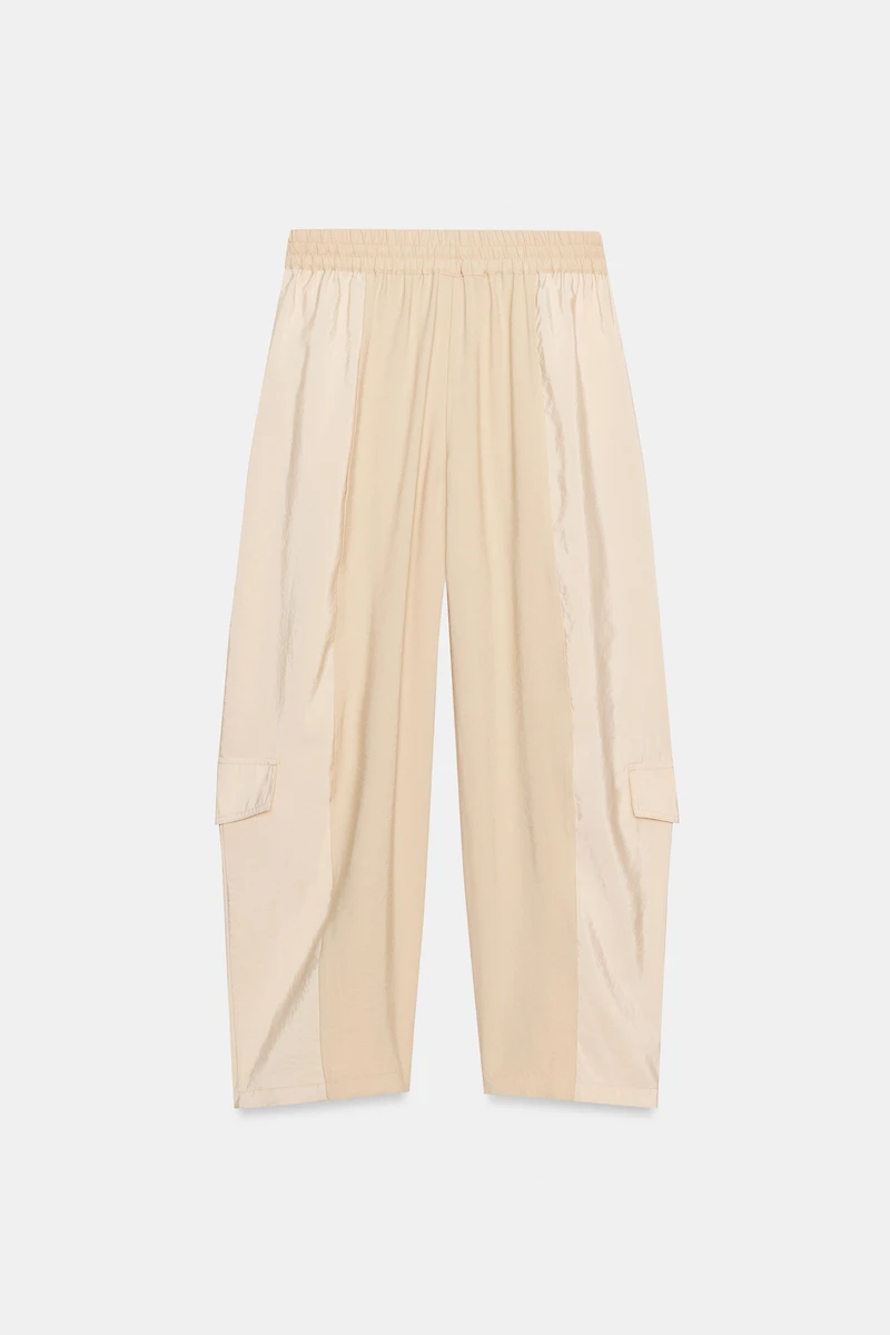 PANTALON BARREL BIMATIÈRE