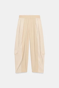 PANTALON BARREL BIMATIÈRE