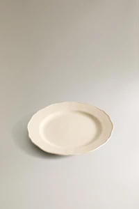 STONEWARE DESSERT PLATE