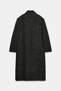 WOOL BLEND COAT WITH VENTS ZW COLLECTION