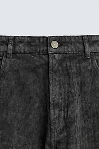 PANTALON COUPE BAGGY IMPRIMÉ DÉLAVÉ