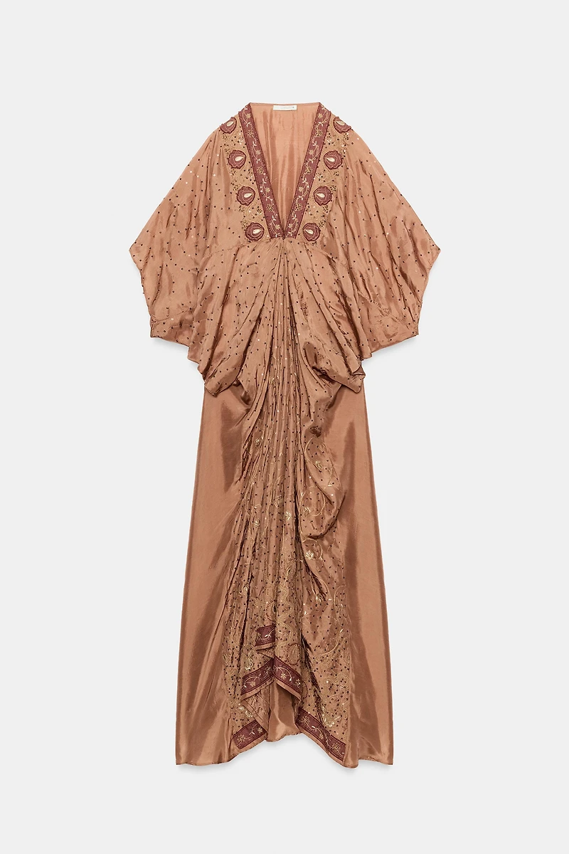 ZW COLLECTION LIMITED EDITION BEADED EMBROIDERED DRESS