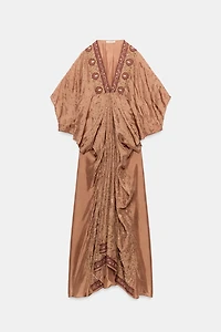 ZW COLLECTION LIMITED EDITION BEADED EMBROIDERED DRESS