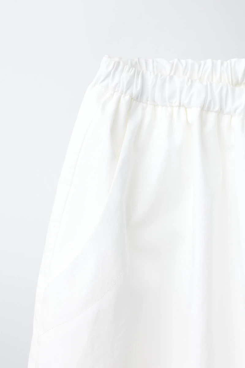 POPLIN BALLOON PANTS