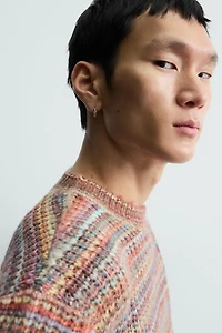 TEXTURED STRIPED JUMPER