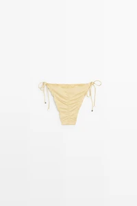 Bas de bikini à volants et liens