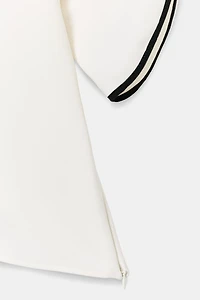 Contrast Trim Top