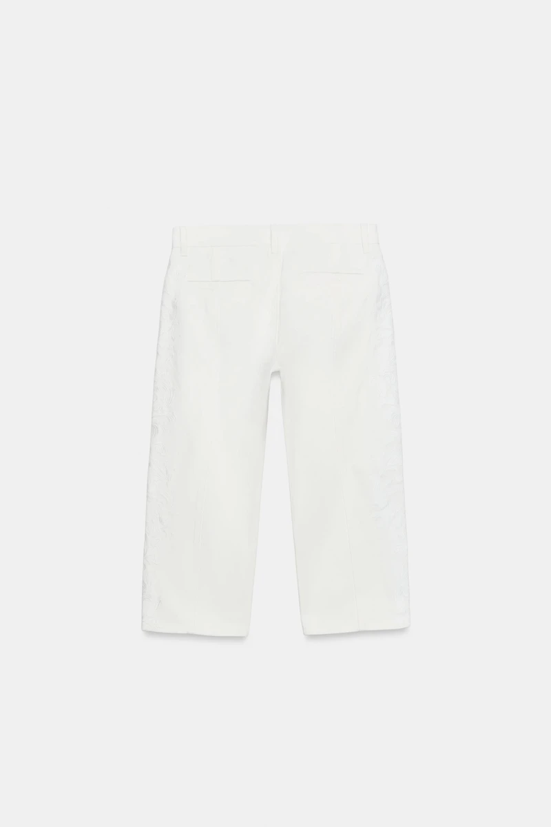 JEAN ZW COLLECTION CAPRI TAILLE NORMALE BRODERIES