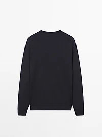 Pull en maille 100 % laine mérinos