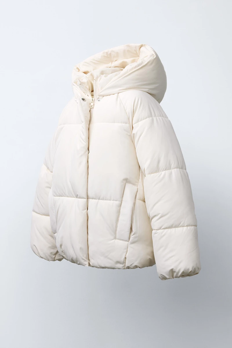 HOODED PUFFER JACKET