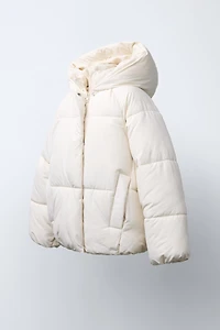HOODED PUFFER JACKET