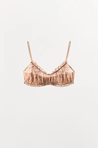 BRALETTE ÉLASTIQUES FRONCÉS