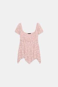 TOP ROMANTIQUE EN DENTELLE
