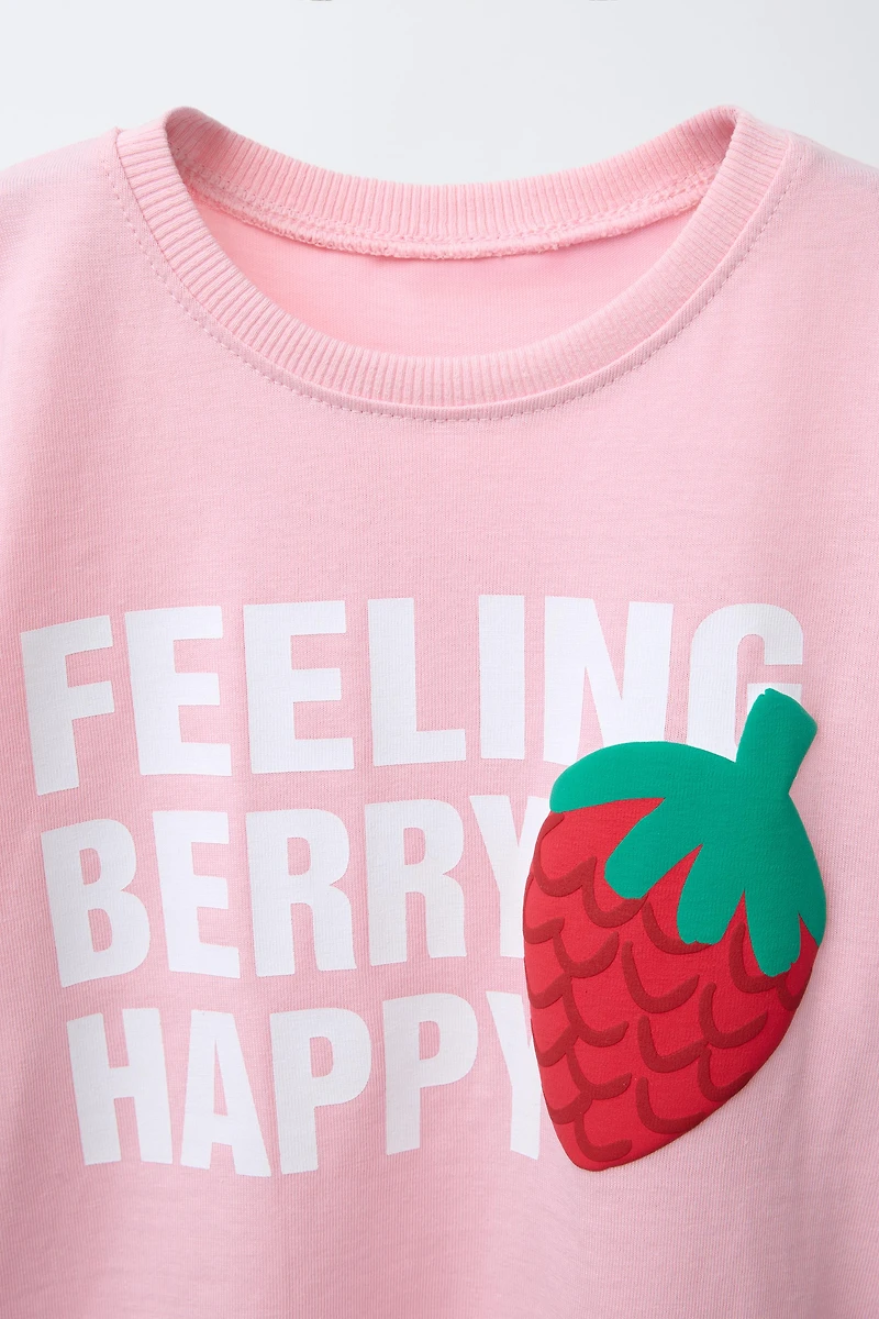 RAISED PRINT T-SHIRT