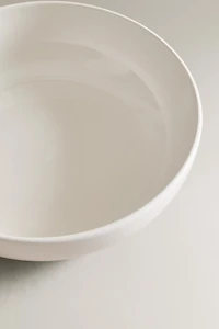 ASSIETTE CREUSE GRÈS