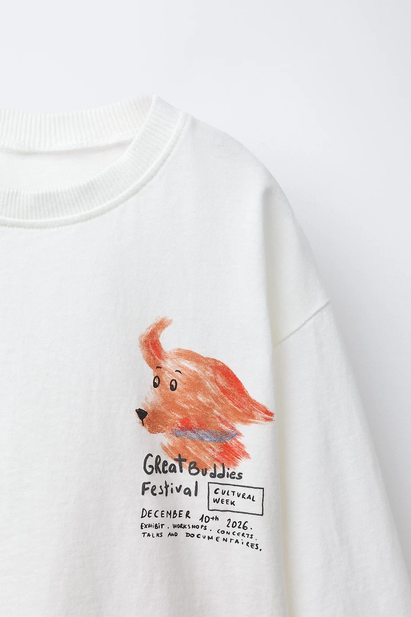 DOG PRINT T-SHIRT